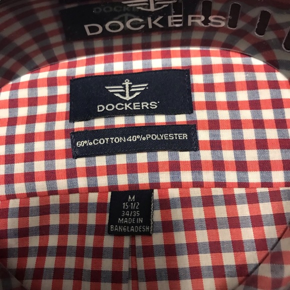 Dockers Cotton Blend Easy Care Dress Shirt - Picture 2 of 4